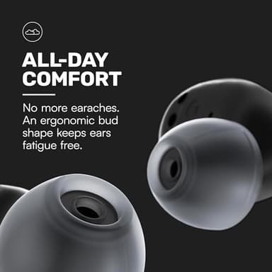 Raycon Everyday Earbuds Plus - Bluetooth True Wireless in-Ear Buds with 32 Hours Playtime, Multipoint Technology, Extreme Comfort, and Active Noise Cancellation (Carbon Black) - Image 4