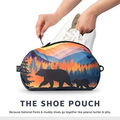 Large Compression Packing Cubes for Travel-Packing Cube Luggage Organizers 7 Piece Set for Checked Luggage-Ultralight, Expandable/Compression Bags by TRIPPED Travel Gear (National Parks) - Image 6