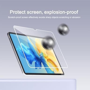 Ailun 2 Pack Screen Protector for iPad Pro 13 Inch 2025/2024 [8th/7th Generation,M5/M4] + 2 Pack Camera Lens Protector,Tempered Glass Case Friendly, Face ID Apple Pencil Compatible 4 Pack - Image 3