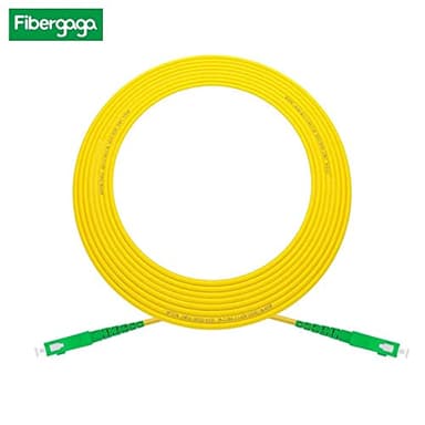 Fibergaga-3m(10ft) OS2 SC/APC to SC/APC Fiber Patch Cable, Single Mode, Simplex, Length Option: 0.5M(1.6ft)-100m(328ft) 9/125µm 2.0mm Diameter Fiber Optic Cable, OS1/OS2 Compatible-5 Pack - Image 5