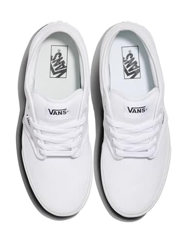 Vans Men's Atwood Shoe | Low-Top Fashion Sneakers for Work, Walking & Casual Everyday Wear, White/White, 9.5 - Image 5