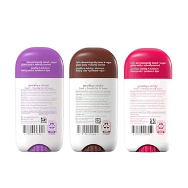 hello Deodorant Variety Pack, Aluminum Free Deodorant for Women and Men with Shea Butter, Lavender Vanilla, Sweet Coconut, Unicorn, Baking Soda Free, 3 x 2.6 oz Sticks - Image 9