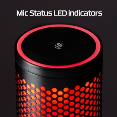 HyperX Quadcast 2 Frost – USB Microphone for Gaming, Streaming and Podcasting, with On-Board Controls, LED Lighting, Removable Shock Mount - Image 7