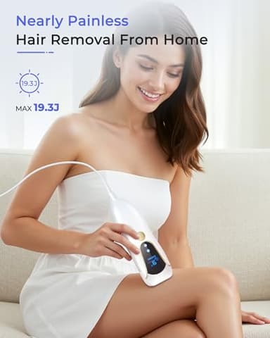 Finequin Laser Hair Removal for Women and Men, Air 15 Ice-cooling IPL Device Hair Removal for Nearly Painless & Long-Lasting Results From Home, 3 Modes & Auto Flashing for Fast Full Body Hair Removal - Image 9