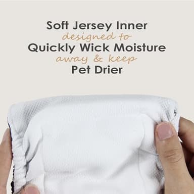 wegreeco Washable Male Dog Belly Band (Stylish Pattern)- Pack of 3 - Washable Male Dog Belly Wrap, Dog Diapers Male (Tie-dye, Ink, X-Small) - Image 5