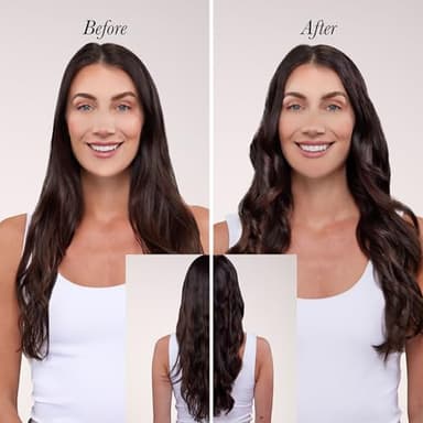 L'ANGE HAIR Le Duo Grande 360° Airflow Styler | 2-in-1 Curling Wand & Titanium Flat Iron Professional Hair Straightener and Curler with Cooling Air Vents to Lock in Style (Blush) - Image 9