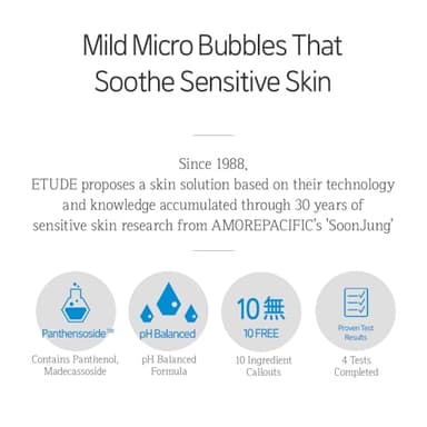 ETUDE Soonjung pH 6.5 Whip Cleanser, Face Wash for Sensitive Skin, Soft Bubble, Hypoallergenic Cleansing, Low pH Level, Fragrance-Free, Panthenol, Madecassoside, Korean Skin Care, Beauty (5.07 Fl Oz) - Image 8