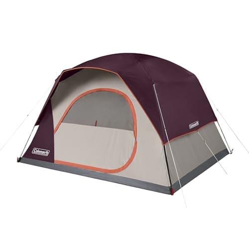 Coleman Skydome Tent with 5 Minute Setup, 2/4/6/8 Person Weatherproof Tent with Rainfly & Carry Bag, 20% More Headroom Than Traditional Canopies - Image 1