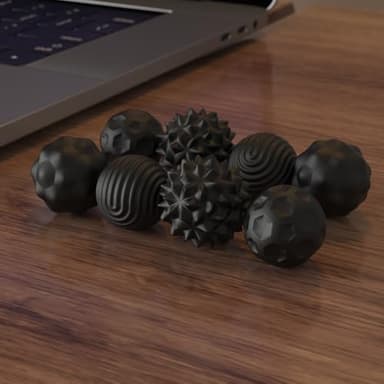 Magnetic Balls Fidget Toy - 8pcs Sensory Attraction Stress Balls with Silicone Shell for Adults to Calm Restless Hands Anxious Mind, Fidget Magnet Balls Desk Toy for Office Stress Anxiety Relief - Image 2