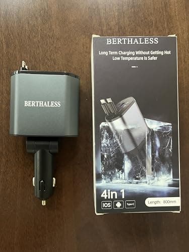 Retractable Car Charger, 4 in 1 Fast Charging Car Charger USB-C & USB-A Compatible with iPhone 16/15/14/13/12/11,Galaxy,Pixel - Image 7
