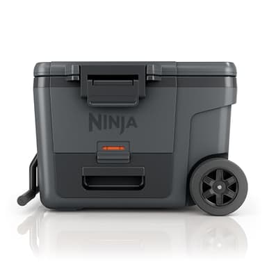 Ninja | Cooler | FrostVault 45QT Cooler with Wheels | Insulated with Temp Dry Storage Drawer | Keeps Ice Cold for Days | for The Beach, Camping, Picnics & More | Grey | FB245CG - Image 1
