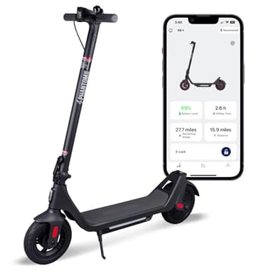 Phantomgogo Foldable Electric Scooter - Powerful Motor, 28 Miles Range, 15.5 Mph, Intelligent Light, Eco-Friendly, Perfect for Adult Commuters (10 Inch Wheels (Upgraded)) - Image 1