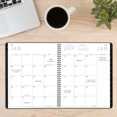 AT-A-GLANCE 2025 Planner, Monthly, 9" x 11", Large, Contemporary Lite, Black (7026XL0525) - Image 2