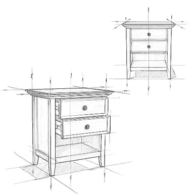 SIMPLIHOME Amherst SOLID WOOD 24 Inch Wide Traditional Bedside Nightstand Table in Black, For the Living Room and Bedroom - Image 12