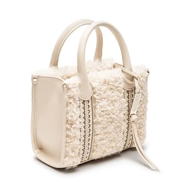 Steve Madden Selenaf Fuzzy Box Tote, Multi - Image 2