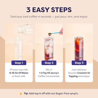 Coffee Concentrate - Cold Brew Coffee, Perfect for Hot or Iced Instant Coffees, Hot Drinks, Cold Brew Concentrate, 35 Servings - Mocha - Image 9