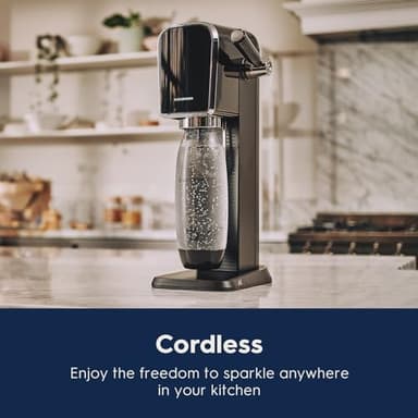 SodaStream Art Sparkling Water Maker Bundle in Black, with 3-Pack CO2 and Carbonating Bottle - Image 5