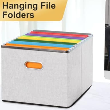 Hanging File Folders, 50 Pack Letter Size Hanging File folders with 1/5-cut Tabs, Stay Organized for Your Home and Office Bulk File, Documents and Paper, 10 Colors - Image 6