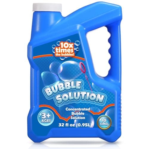 SUGFUT Bubble Solution Refills 32 OZ Concentrate Bubbles for Bubble Machine,Bubble Gun,Bubble Wands - Bubble Refill Solution,Bubble Machine Solution,Giant Bubble Solution - Image 1