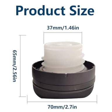 EIUHMOU Gas Cap Compatible with 08-17 Accord | 09-15 Pilot | 06-15 Civic | 07-16 CRV | 09-20 Fit | 11-17 Odyssey | 16-20 HRV | 10-14 insight Fuel Cap Replacement for OE 17670-T3W-A01, 17670-SJA-013 - Image 4