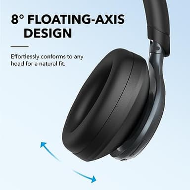 Soundcore by Anker, Space One, Active Noise Cancelling Headphones, 2X Stronger Voice Reduction, 40H ANC Playtime, App Control, LDAC Hi-Res Wireless Audio, Comfortable Fit, Clear Calls, Bluetooth 5.3 - Image 6