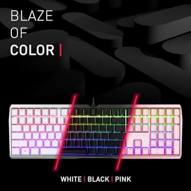 Cherry MX Board 3.0 S Wired Gamer Mechanical Keyboard with Aluminum Housing - MX Brown Switches (Slight Clicky) for Gaming and Office - Customizable RGB Backlighting - Full Size - Black - Image 6