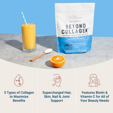 Live Conscious Beyond Collagen Multi Collagen Powder for Women w/Types I, II, III, V & X - Keto Friendly, Hydrolyzed Collagen Peptides Powder Blend w/Biotin & Vitamin C 41 Servings - Image 4