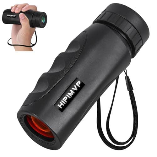 IPX7 Waterproof Powerful 10x25 Pocket Mini Monocular Telescope for Hunting,BAK4 Prism FMC Lens Monoculars for Kids Adults Bird Watching Hiking Camping Wildlife