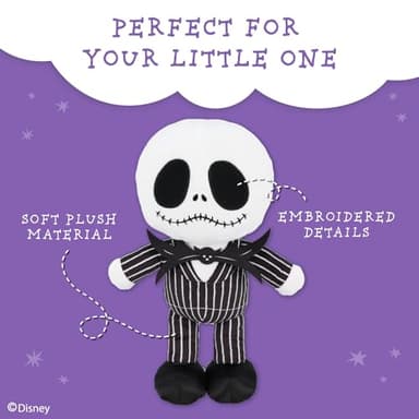KIDS PREFERRED Disney Baby The Nightmare Before Christmas Jack Skellington 15 inch Stuffed Animal Plush Toy - Image 3