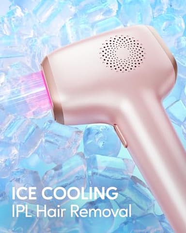 INNZA IPL Hair Removal with Ice Cooling Care Function for Women,Long-Lasting Results,999,999 Flashes Painless IPL Hair Remover, Hair Removal Device for Armpits Legs Arms Bikini Line - Image 2