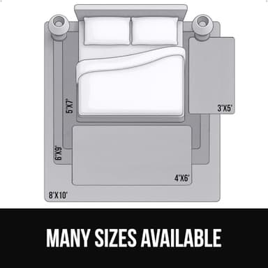 GORILLA GRIP Slip Resistant Soft Washable Stain Resistant Area Rug, 5x7, Plush Thick Carpet for Bedroom Living Room, No Shed Floor Rugs, Pet Friendly, Dorm Essentials, Kid Nursery Home Decor, Black - Image 7