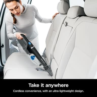 SHARK UltraCyclone Pet Pro Cordless Hand Vacuum, Powerful Suction, Handheld Vacuum for Car & Home, Motorized Pet Tool, Crevice Tool, XL Dust Cup, Blue, CH950WM (Renewed) - Image 6