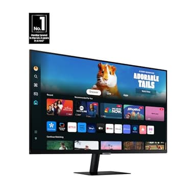 SAMSUNG 32-Inch M5 (M50D) Series FHD Smart Monitor with Streaming TV, Speakers, HDR10, Gaming Hub, Multiple Ports, Workout Tracker, Vision Accessibility Tools, LS32DM500ENXGO, 2024 - Image 2