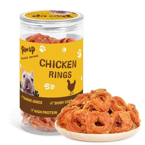 PAWUP Chicken Jerky Dog Treats, Natural Dog Chicken Jerky Treats w/Taurine, Training Treats, 12.5 oz - Image 1