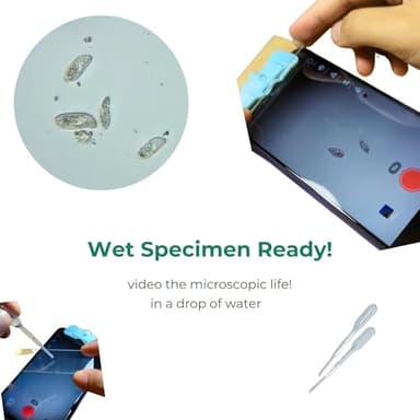 Keychain Microscope (Make-roscope by Jeremake) x125 Magnification for iPhone, iPad and Android Phone/Tablets - Image 6