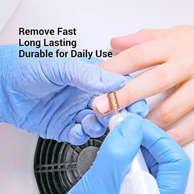 MelodySusie Safety Nail Drill Bits, 3/32'' Smooth Round Top Large Barrel Carbide Bits, Suitable for Manicure Pedicure Cuticle Gel Polishing, Beginners Bits, Rose Gold, Series Bit-S, Triple Coarse - Image 6