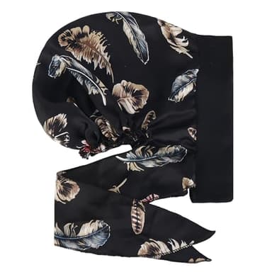 Fxhixiy Pre Tied Chemo Head Scarf for Women Cancer Slip On Bandana headwrap Turban headwear Hair Cover - Image 3