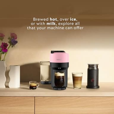 Nespresso Vertuo Pop+ Coffee and Espresso Maker by De'Longhi with Milk Frother, Candy Pink - Image 8