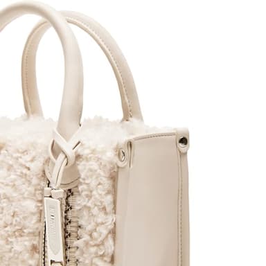 Steve Madden Selenaf Fuzzy Box Tote, Multi - Image 5