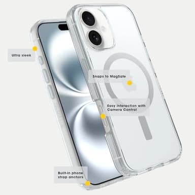 OtterBox iPhone 16 Pro Symmetry Series Clear Case - Clear - Image 6