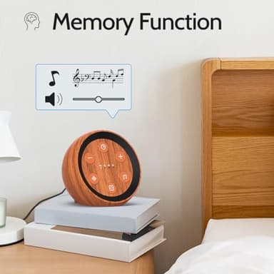 Sleep Machine White Noise Sound Machine with 32 Calming Sounds 36 Volume Levels Pink Brown Noise Machine for Baby Kid Adult with 4 Timer Noise Canceling Machine for Travel Office Privacy - Image 5
