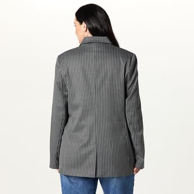 The Drop Women’s Blake Blazer, Charcoal Pinstripe, L - Image 6