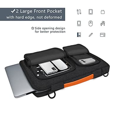 Alfheim 15.6-16 inch Laptop Case Sleeve Waterproof Shock-Resistant Lightweight 360° Protective Notebook Compatible with MacBook 16'' M3 M2 M1 Pro/Max - Image 5