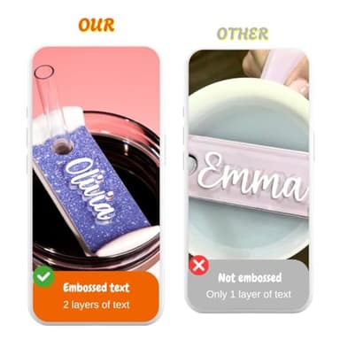 Personalized Name Tag for Stanley Cup 30 40 oz, Personalized Stanley Name Plate 40oz, Tumbler Lid Topper, Stanley Cup Accessories, Stanley Accessories - Image 4