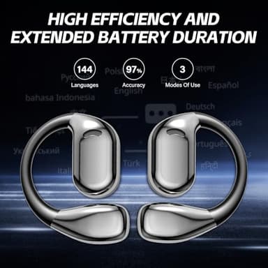 BNXIANG Translation Earbuds Real Time, AI Translator Earbuds for 144 Languages & Accents,3-in-1 Language Translator Earbuds,Ideal Translating Earbuds for Travel, Business and Leaning - Image 4
