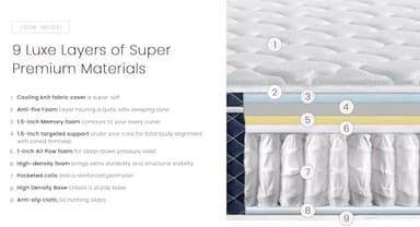 Queen Mattress 14 Inch, Medium Firm Targeted for Side & Back Sleepers, 4 Layer Gel Memory Foam Hybrid Mattress | Cooling Top for Pain Relief & Deep Sleep, Bed in a Box, 100 Night Trial - Image 6