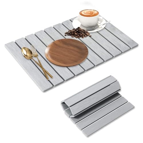 Large Stone Dish Drying Mat for Kitchen Counter, 24"×16" – Quick Drying Diatomaceous Earth, Super Absorbent, Non-Slip, Birthday Gfts for Women Mom Grandma - Image 1