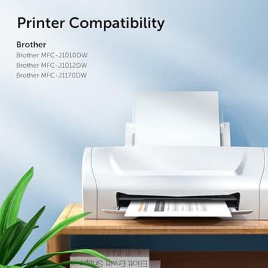 LC401XL Ink Cartridges for Brother Printer Ink LC401 4 Pack Compatible High Yield Work with Brother MFC-J1010DW MFC-J1012DW MFC-J1170DW Printer ( Black, Cyan, Magenta, Yellow) - Image 2