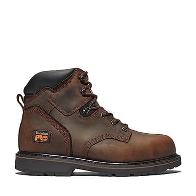 Timberland PRO Men's Pit Boss 6 Inch Steel Safety Toe Industrial Work Boot, Brown-2024 New, 10 W - Image 6