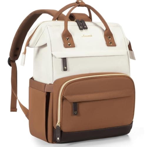 LOVEVOOK Laptop Backpack for Women, 15.6 Inch Work Business Backpacks Purse With Large Capacity, Waterproof Nurse Bag College Bookbag for School, Waterproof Casual Daypack for Travel - Image 1